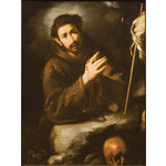 Saint Francis of Assisi in Prayer Color Print