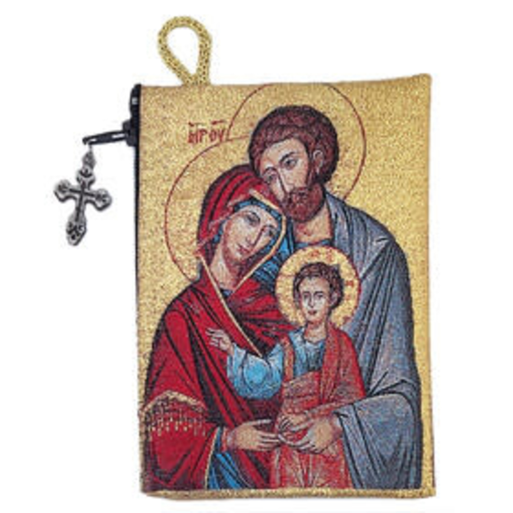 Tapestry Pouch Holy Family Icon