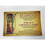 Cedula Our Lady of Guadalupe (Catholic Home) Bilingual