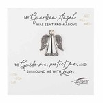 Lapel Pin Ornate Guardian Angel