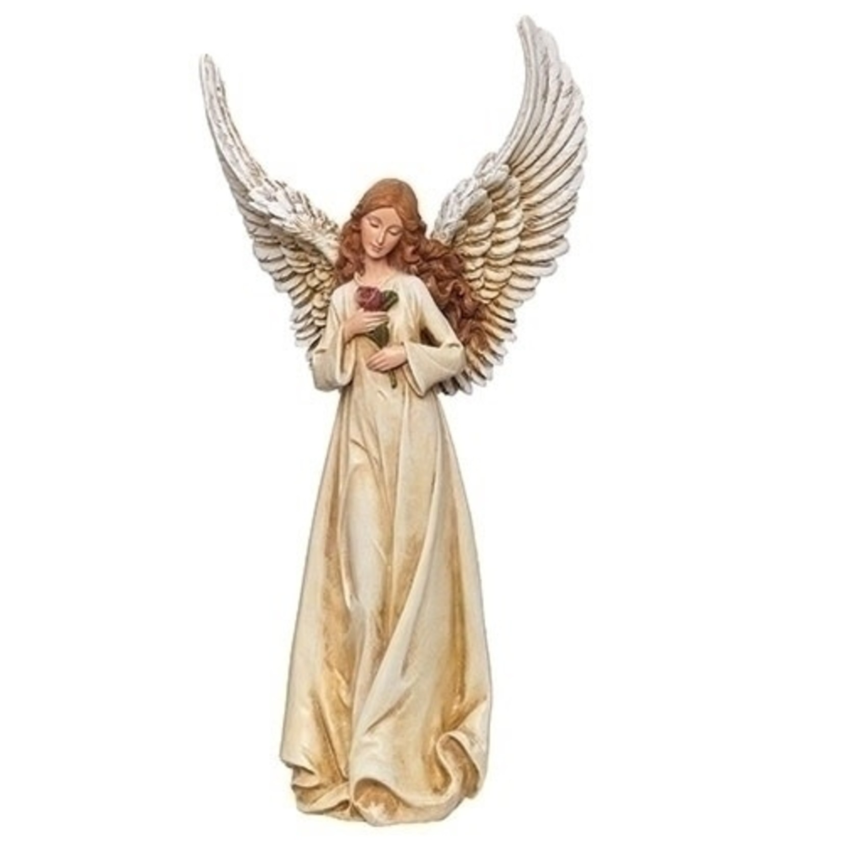 Angel with Rose Statue