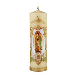 Our Lady of Guadalupe Vintage Candle