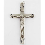 Pewter Large Crucifix with Chain