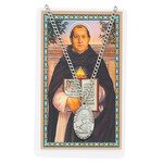 Saint Thomas Aquinas Medal Prayer Card Set