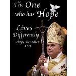 Pope Benedict XVI Hope Quote Desk Plaque