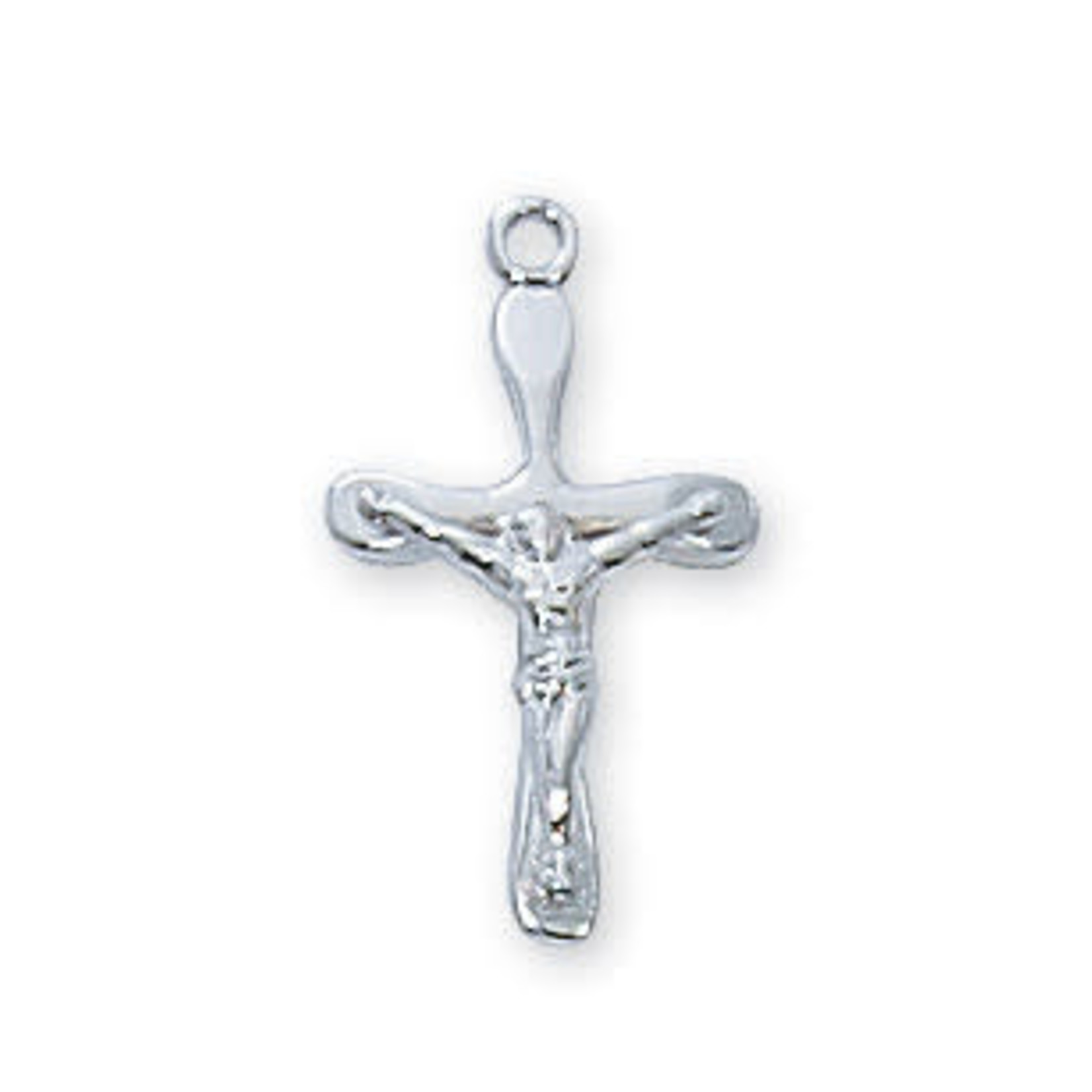 Sterling Silver Tiny Crucifix L8054
