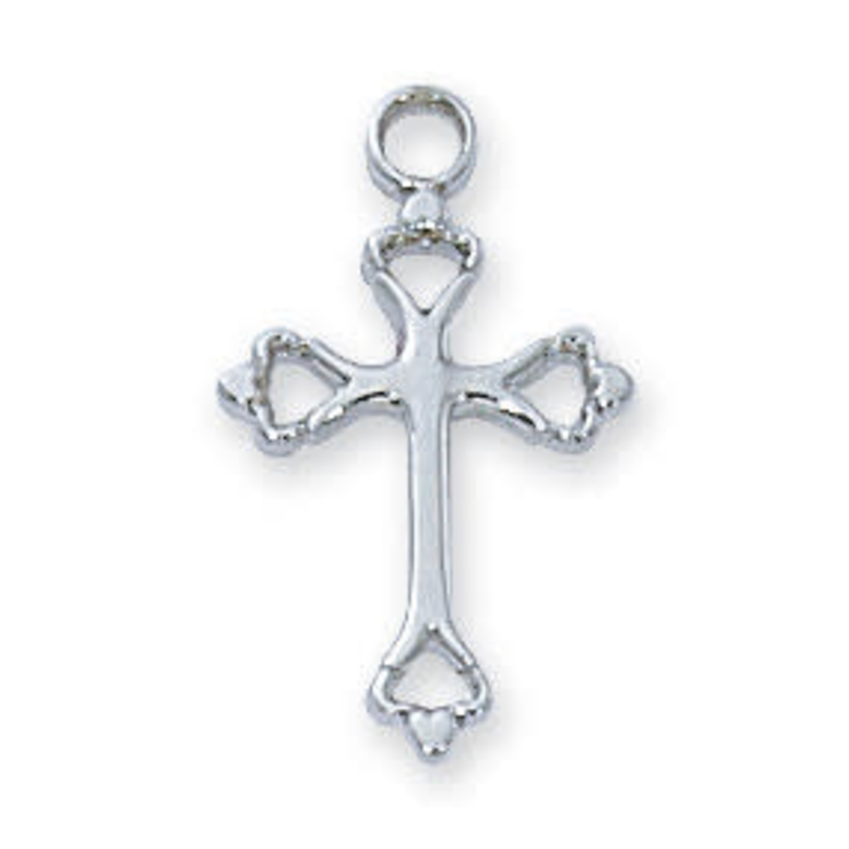 Sterling Silver Tiny Cross L8003