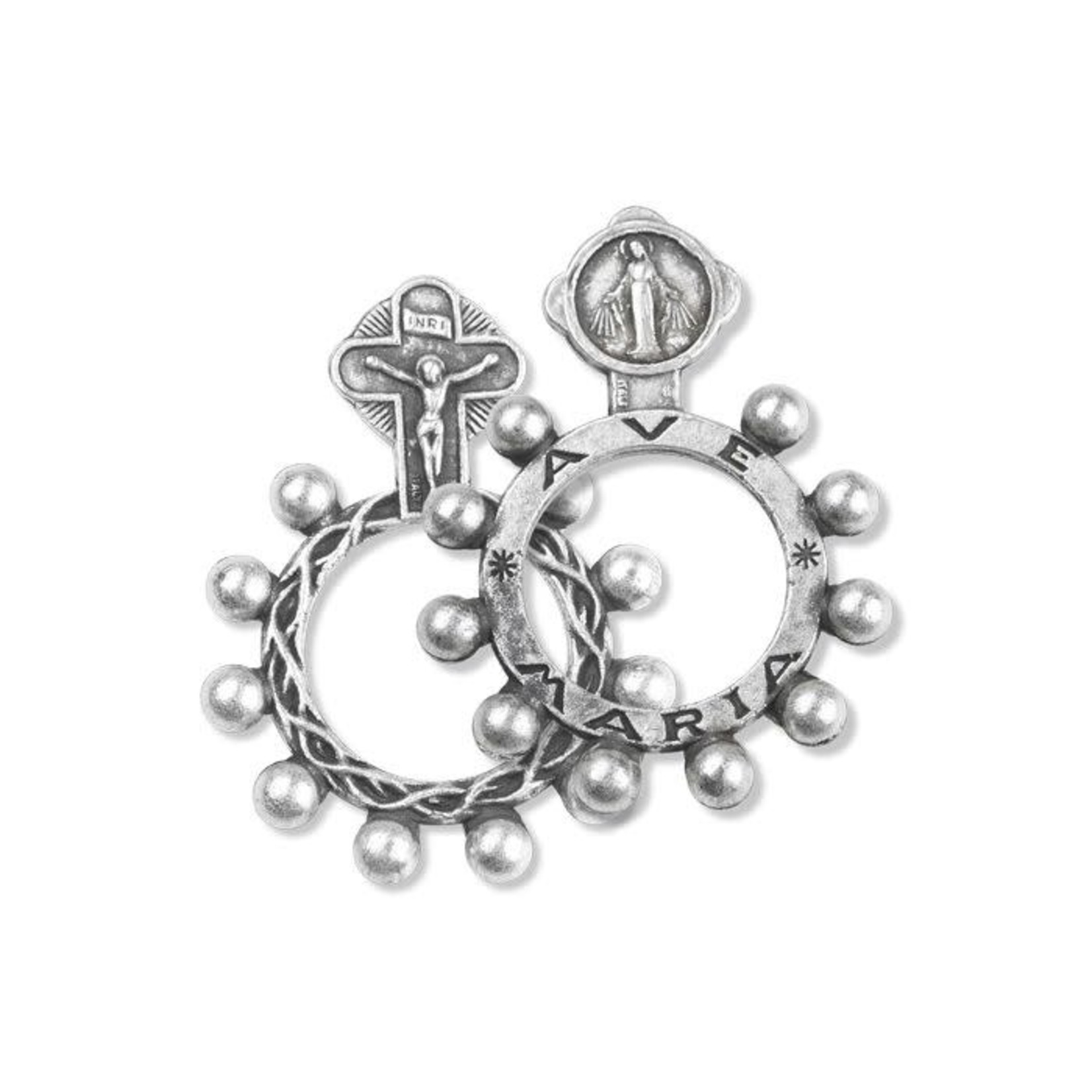 Rosary Ring Silver