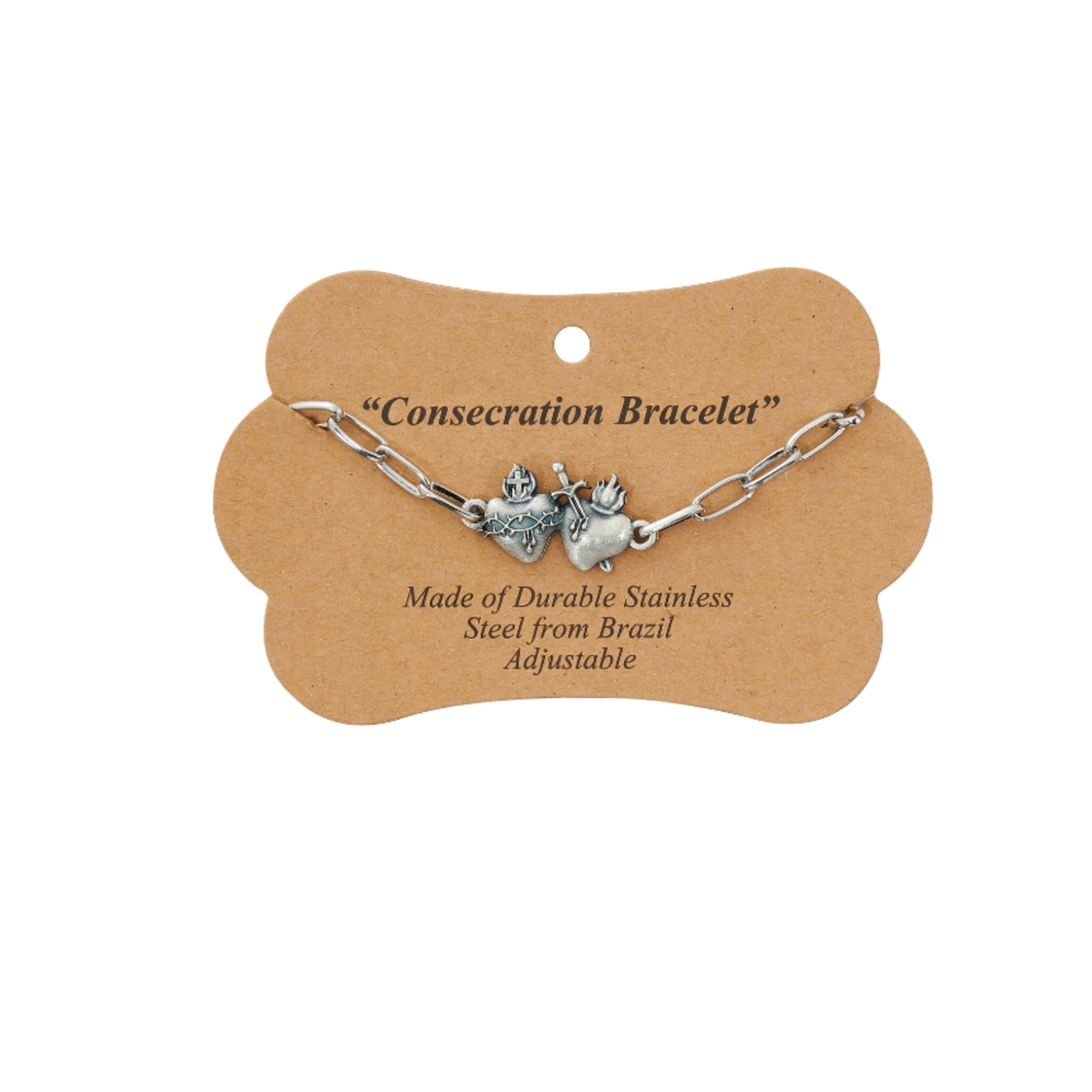 Sacred and Immaculate Heart Consecration Bracelet
