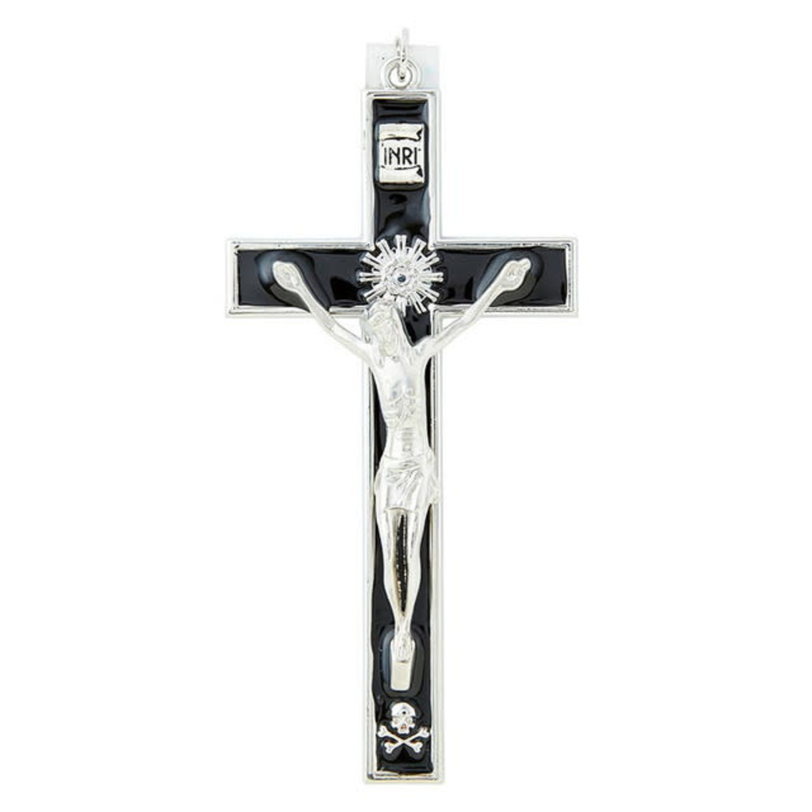 Black and Silver Wall Crucifix