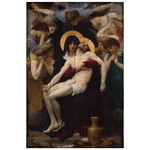 La Pieta Rustic Wood Plaque