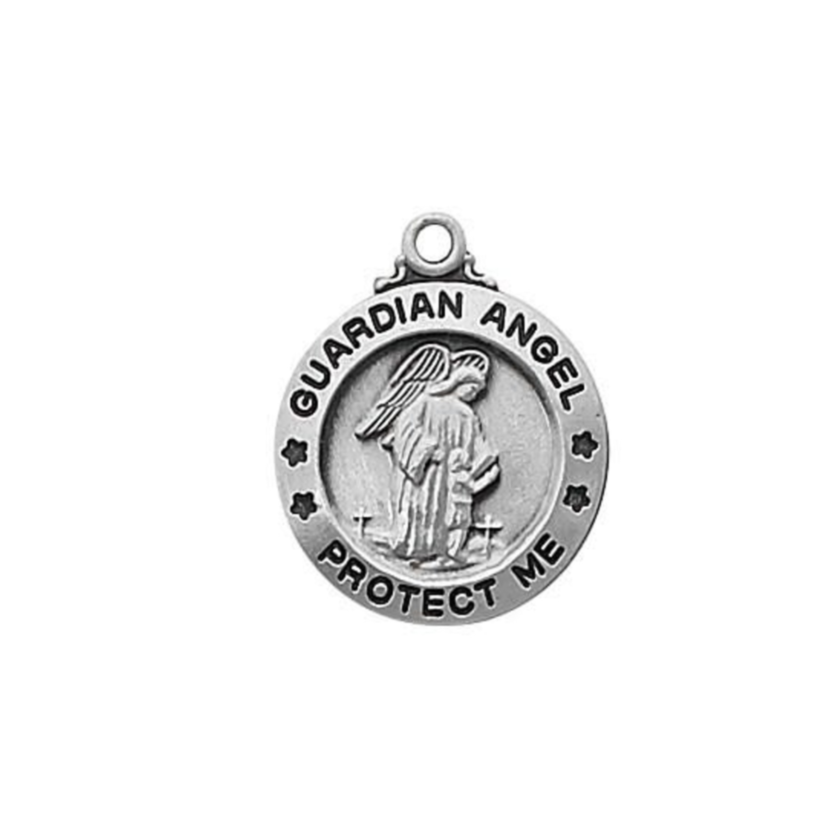Guardian Angel Medal Sterling Silver L700GA