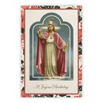 Greeting Card-Sacred Heart Happy Birthday
