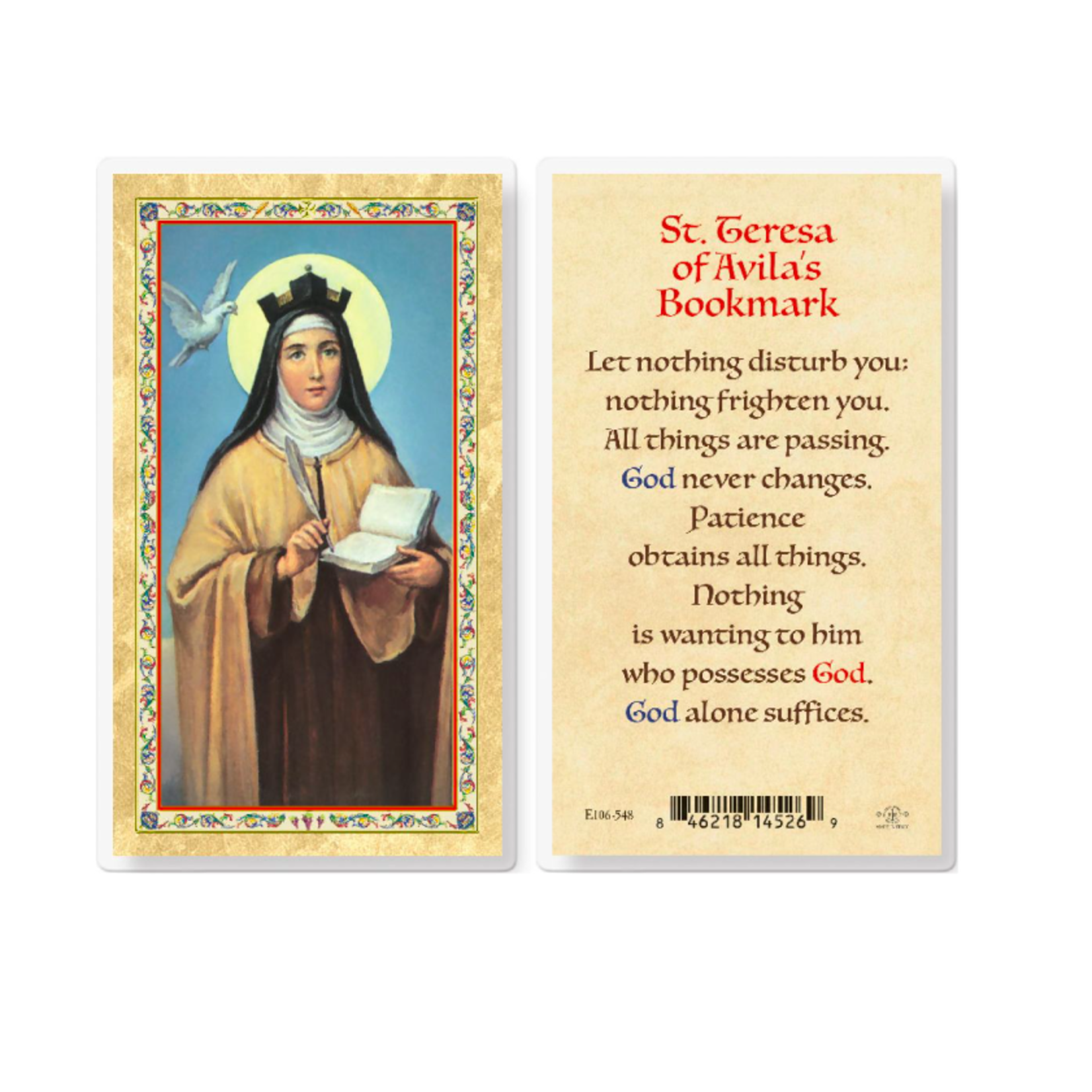 Prayer Card St Teresa of Avila