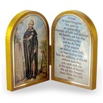 Saint Peregrine Healing Prayer Diptych