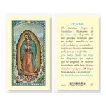 Nuestra Señora de Guadalupe Prayer Card (Spanish)