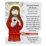 Children's Sacred Heart of Jesus Cord Bracelet
