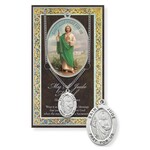 Saint Jude Pewter Medal with Booklet