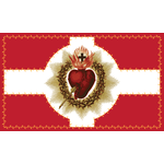 House Flag The Most Sacred Heart of Jesus