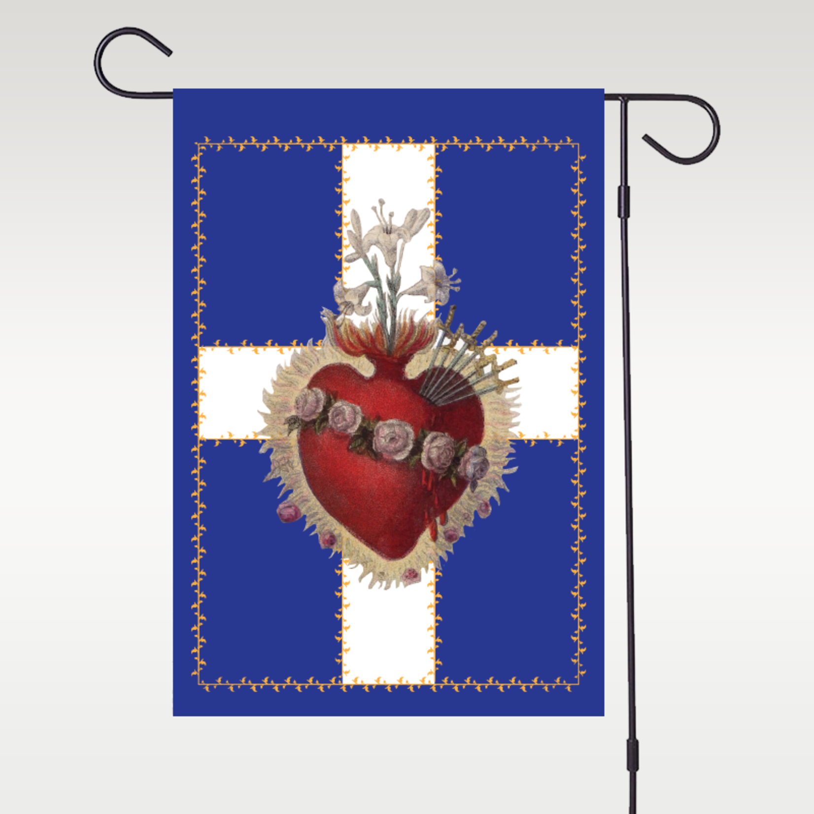 Garden Flag The Immaculate Heart of Mary