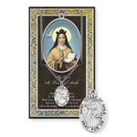 Saint Teresa of Avila Pewter Medal with Booklet