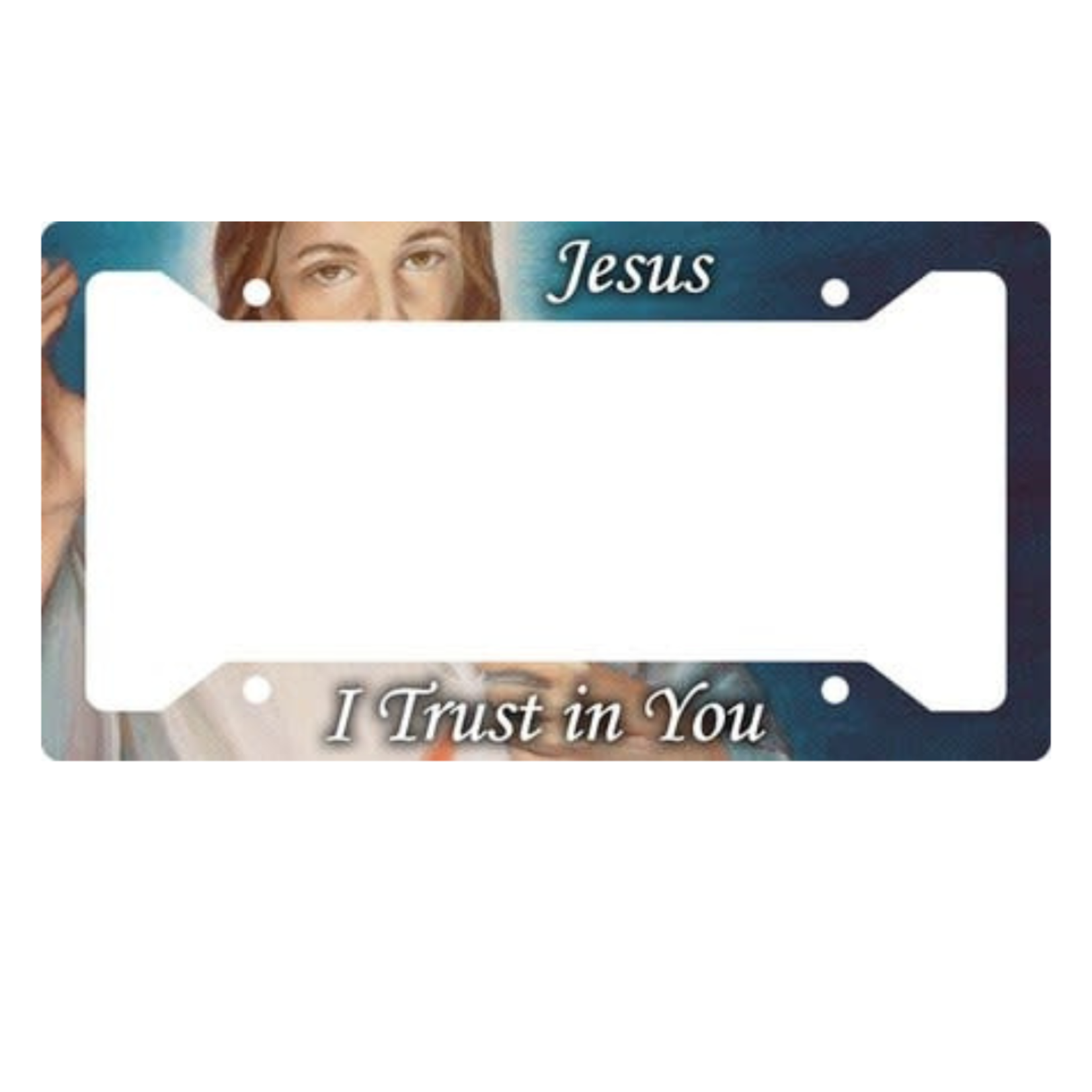 Plate Frame Divine Mercy