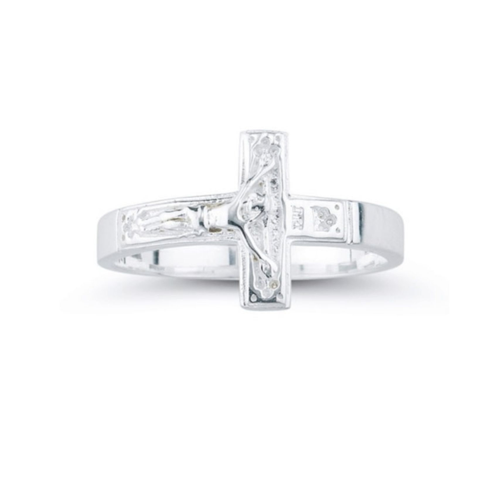 Sterling Silver Crucifix Ring