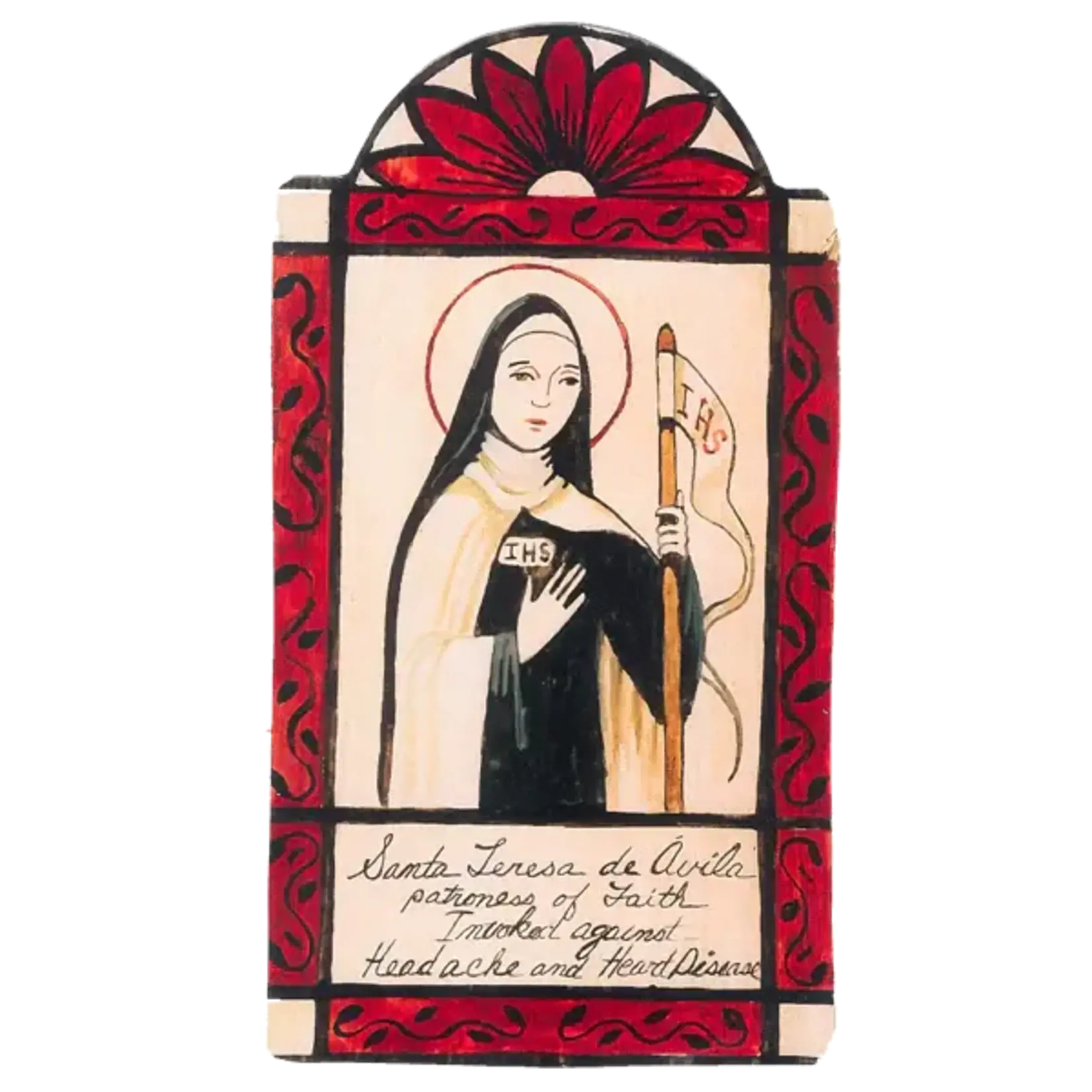 Retablo St Teresa of Avila Pocket Saint
