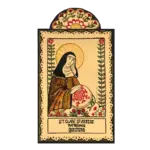 Retablo St Clare of Assisi Pocket Saint