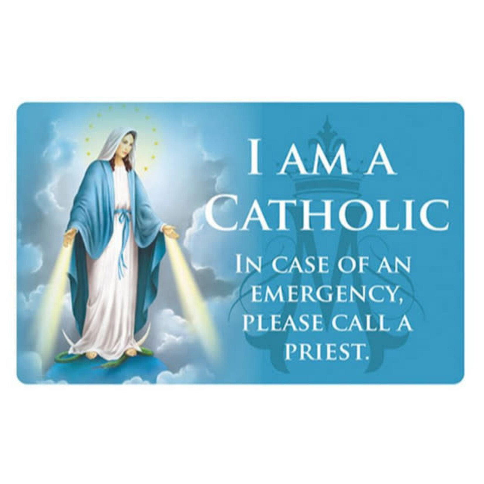 I am A Catholic ID Card