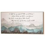 Lift My Eyes Wall Plaque