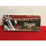 Rustic Rosary Holder- Hope