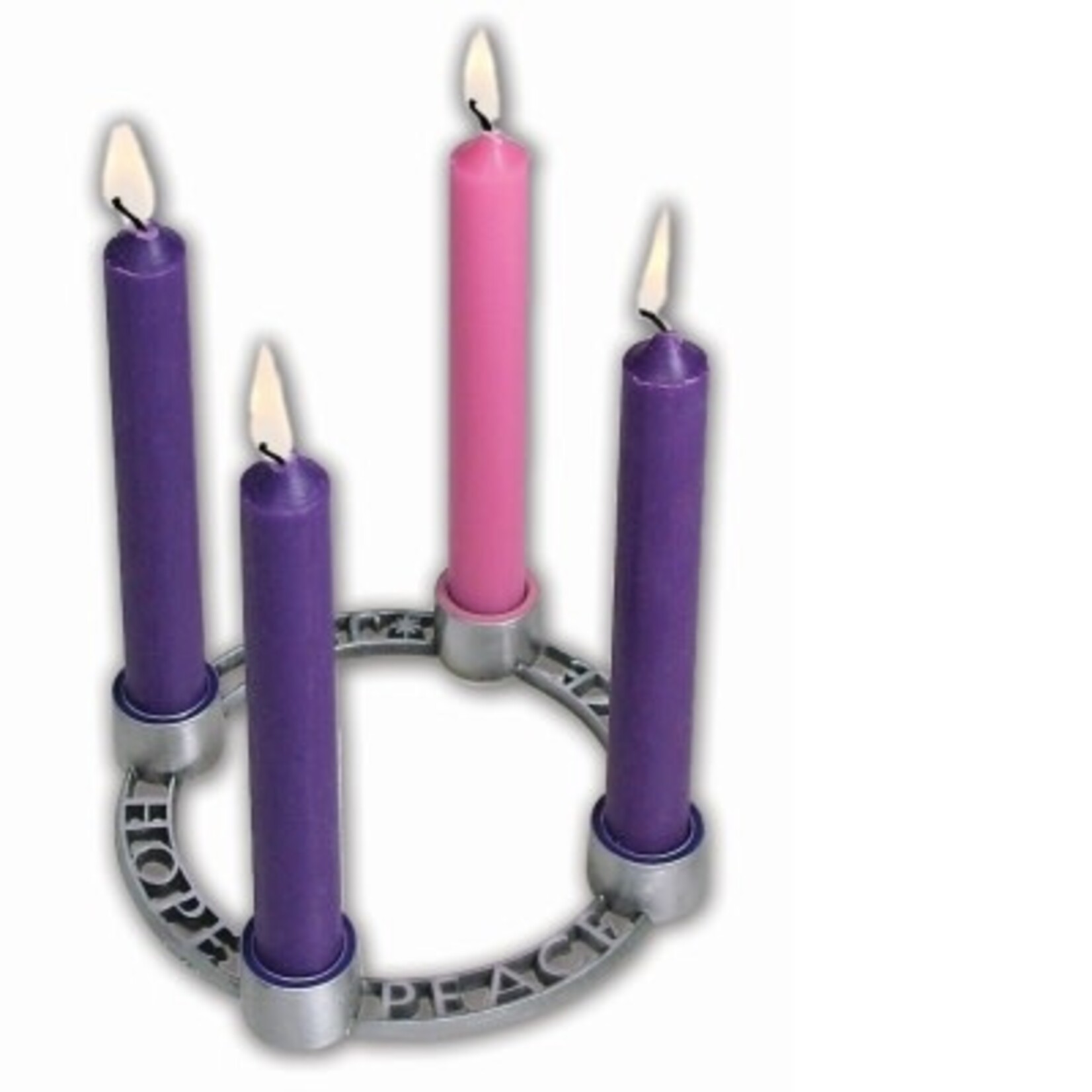 Mini Advent Wreath with Candles