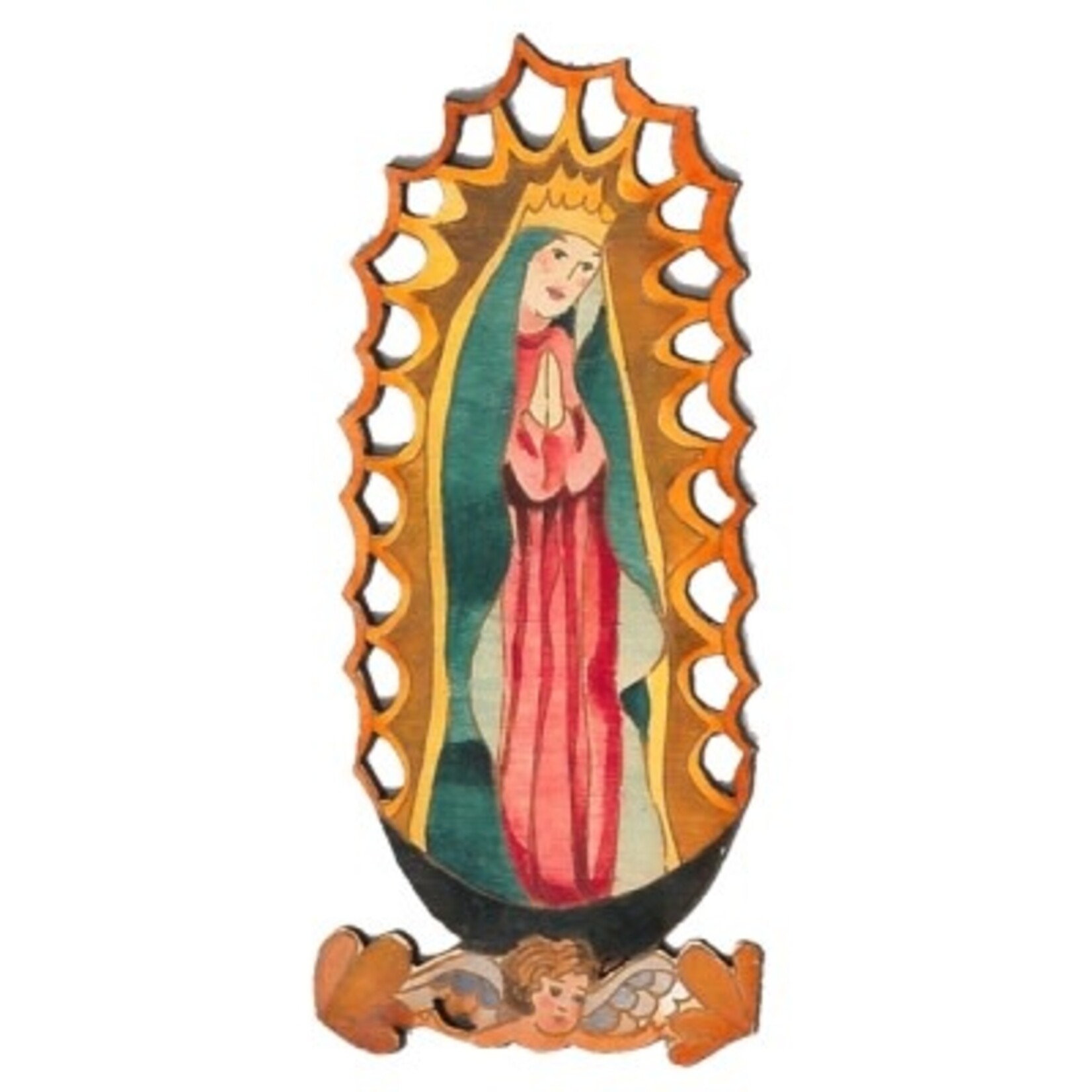Retablo Nuestra Señora de Guadalupe Cut-Out Ornament