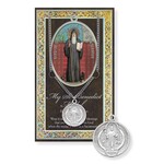 Saint Benedict Pewter Medal with Booklet