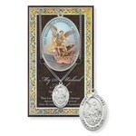 Saint Michael Pewter Medal with Booklet