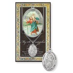 Saint Christopher Pewter Medal with Booklet
