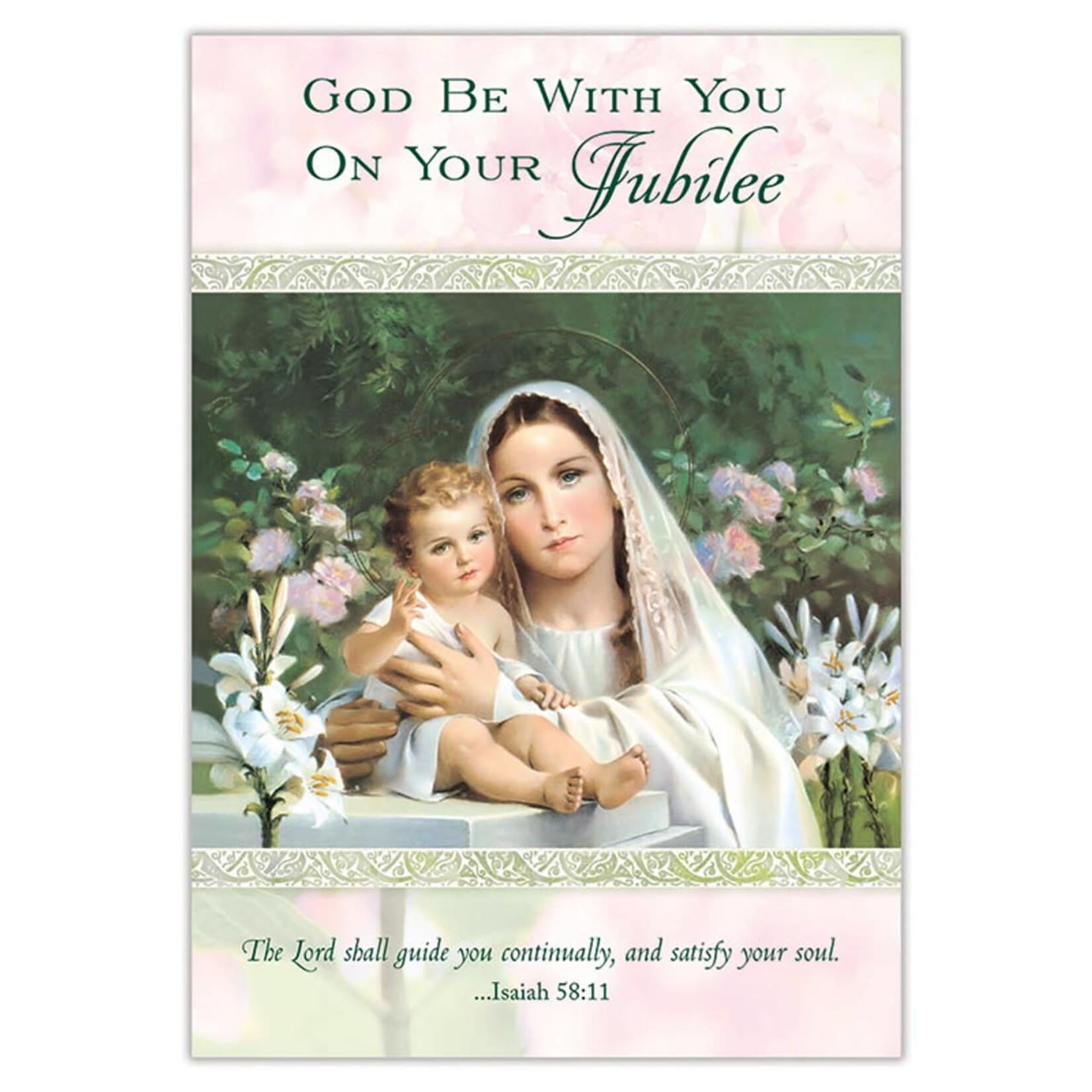Greeting Card God With You on Your Jubilee