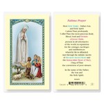 Prayer Card Our Lady of Fatima
