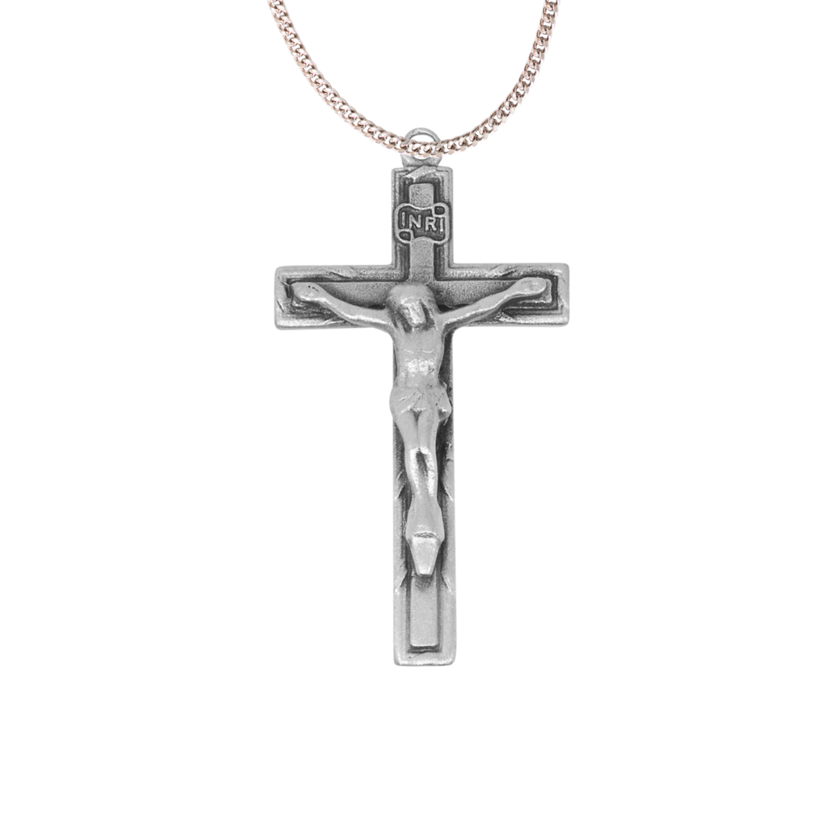 Pewter Crucifix on Chain