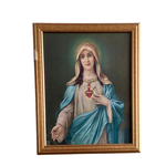 Immaculate Heart Gold Framed Print