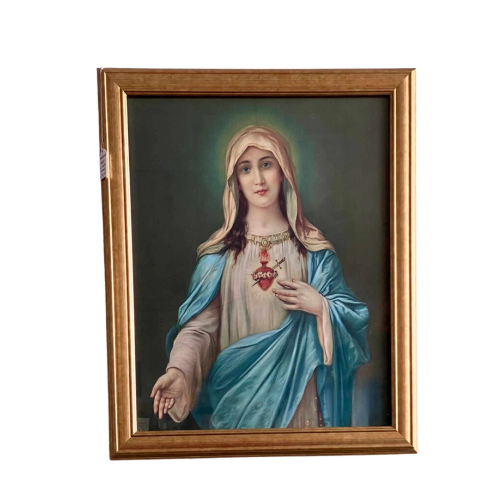 Immaculate Heart Gold Framed Print