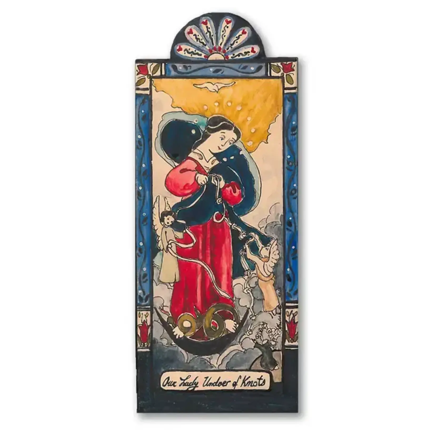 Retablo Our Lady Undoer of Knots Pocket Saint