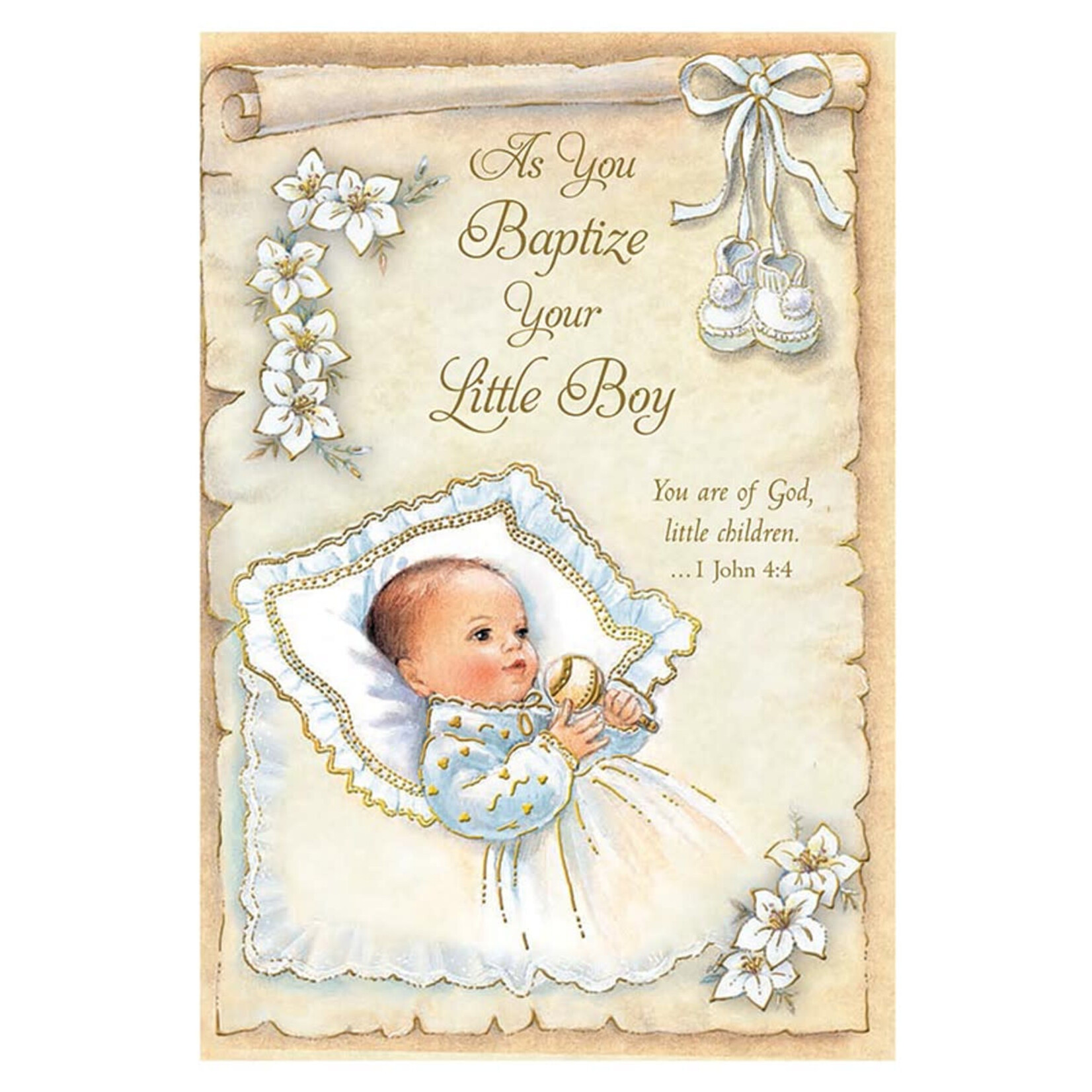 Greeting Card- Baptism of Your Boy