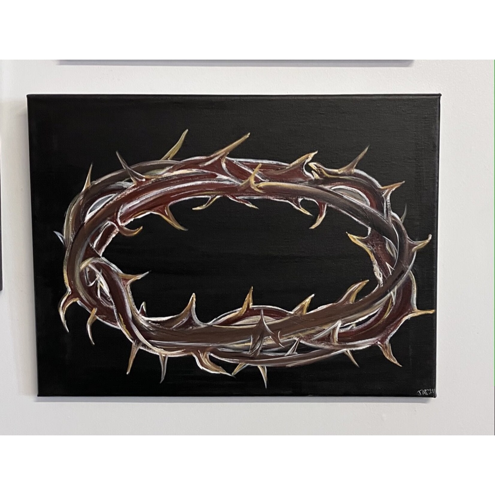 Crown of Thorns Canvas Painting