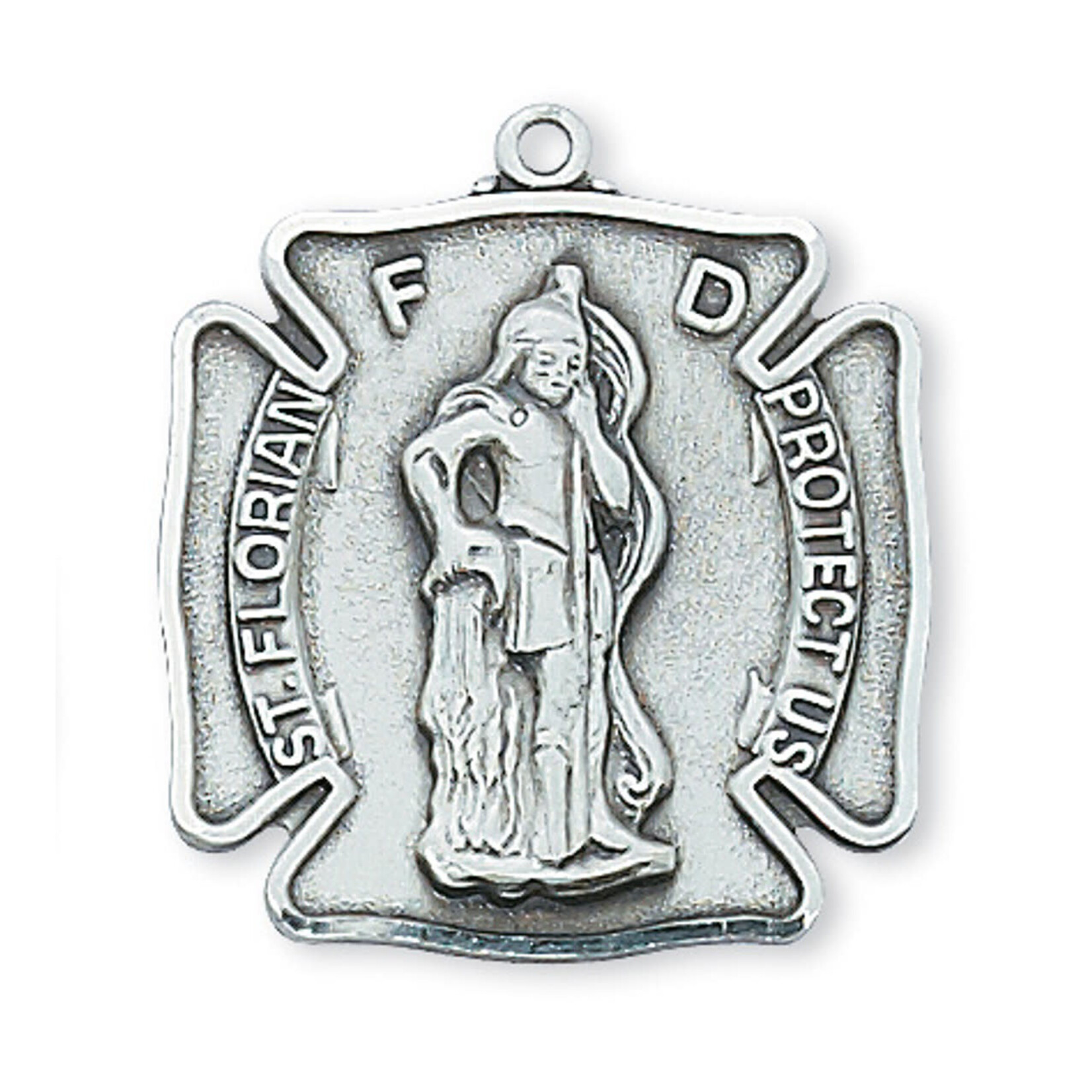 Sterling St Florian Medal L413