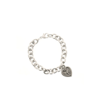 Sterling Silver Chain Bracelet with Miraculous Medal