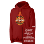 Fire Red Holy Spirit Adult Hoodie