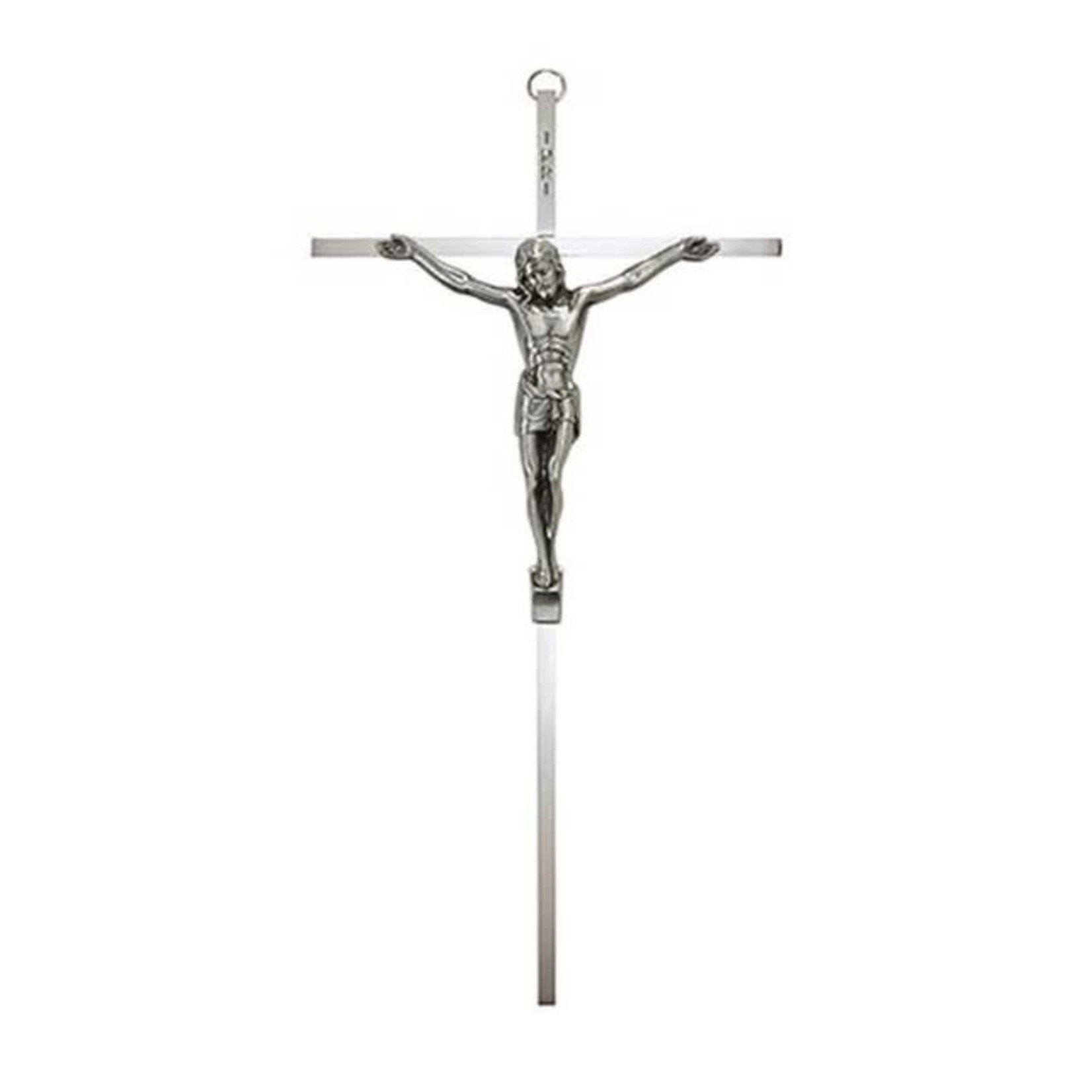 Wall Crucifix Silver 10"