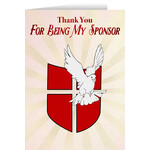 Greeting Card- Thank You For Being My Confirmation Sponsor